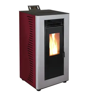 Master pellet stove WiFi control automatic feeding with boiler and water tank hydro pellet stove