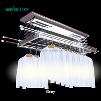 Produits pour la maison intelligente Sèche-linge Balcon Sèche-linge Supports Levage Aluminium Vêtements Séchoir Cintre pour Durable