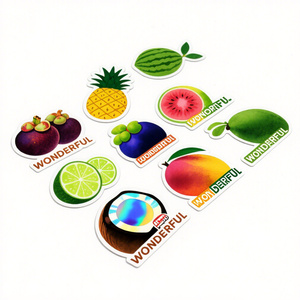 Autocollants personnalisés résistants aux UV, en vinyle PVC adhésif, imperméables, holographiques, avec logo brillant, étiquettes autocollantes découpées sur mesure - Product Image 2