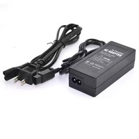 Chargeur mural noir, câble de charge, adaptateur secteur US EU UK pour manette de jeu GameCube, cordon d'alimentation