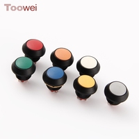 Interrupteur à bouton-poussoir momentané TOOWEI, étanche IP67, non éclairé, avec borne de soudure