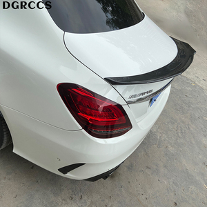For C-Class W205 4Door Sedan PSM Style Carbon Fiber <b>Rear</b> <b>Spoiler</b> Trunk Wing 2013-2022 Carbon Fiber - Product Image 2