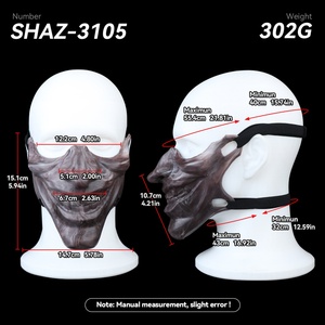 Masque érotique SHAZ pour cosplay, jeu de rôle BDSM, muselière, jouets sexuels pour couples, kit de bondage, jouets sexuels fétichistes pour femmes et hommes - Product Image 2
