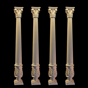 Columnas de Madera Maciza, Balaustres para Escaleras, Columnas Decorativas de Madera Tallada, Columnas Romanas Grandes, Columnas de Estilo Nuevo, Columnas Corintias Pequeñas - Product Image 2