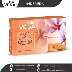 Savon de bain naturel au bois de santal et au safran | Barre de savon hydratante à base de plantes pour une peau éclatante | Vente en gros OEM - Product Image 6