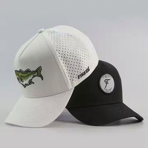 HS41 PVC Logo Custom Hydro Waterproof Performance Snapback Hat <b>Floating</b> Baseball Cap Hats With Custom logo - Product Image 3