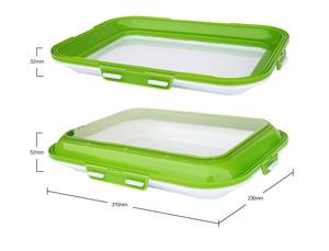 Bandeja Circular para Conservación al Vacío para Refrigerador, para Almacenamiento y Servicio de Alimentos - Product Image 2