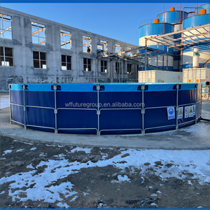 Aquaculture extérieure hors sol Aquaculture <span class=keywords><strong>Bassin</strong></span> de pisciculture préformé Toile galvanisée <span class=keywords><strong>Bassin</strong></span> de crevettes pour l'élevage de poissons - Product Image 5