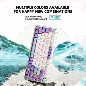 Clavier de jeu mécanique sans fil 83 touches 75 %, trois modes, échange à chaud, RGB, compact, pour joueurs - Vente Flash - Product Image 3