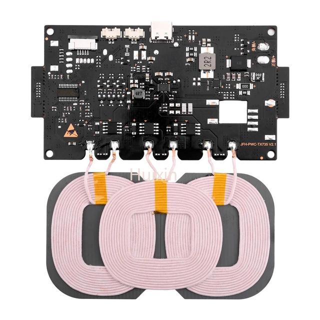 Module 20W High-Power Wireless Charging Module Car Outdoor Power Supply Modified 12V Fast Charging Input 9-32V