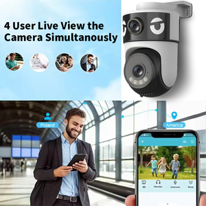 Cámara de Seguridad para el Hogar, Doble Lente, Tipo Bala, PTZ, 3MP, WIFI, CCTV, <span class=keywords><strong>360</strong></span> Grados, Seguimiento Automático, Alexa, Cámara IP - Product Image 4