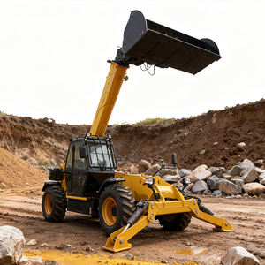 Grúa telescópica <span class=keywords><strong>mini</strong></span> para terrenos difíciles de rápida movilidad, grúa diésel china con brazo telescópico, manipulador telescópico, montacargas - Product Image 5