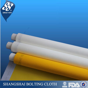 Trắng Vàng 32t 39T 43T 47t 54t 64t 72t 77T 80t 90t <span class=keywords><strong>100t</strong></span> 120T polyester lụa Màn hình in ấn lưới - Product Image 5