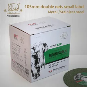 Золотой слон китайская версия супер тонкие режущие диски 4 дюйма 105 мм режущий диск для нержавеющей стали и металла