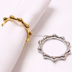 Металлическое высококачественное кольцо для салфеток для отеля, 2 цвета в 1 - Product Image 4