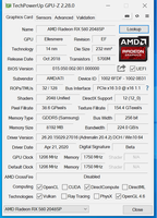 Carte graphique PCWINMAX avec chipset d'origine RX580 8 Go