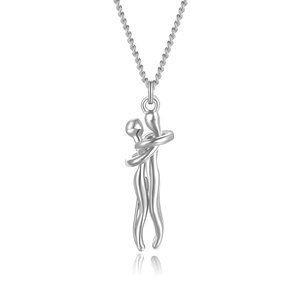 2022 nuovo arrivo multi color metal <span class=keywords><strong>hug</strong></span> collana coppia collana regalo di san valentino per gli amanti - Product Image 3