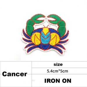 New Computer Embroidery Iron on Twelve Constellations Theme Patch for Kids Clothes Hat Notebook Decoration - Product Image 6