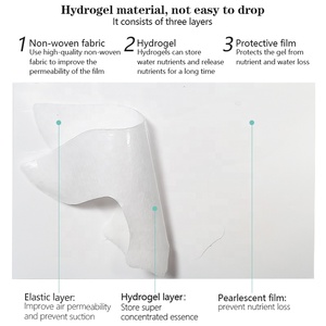 Le linee Anti glabellari rimuovono le linee accigliate prodotti di bellezza rassodanti per il sonno viso maschera per il sonno dei prodotti coreani maschera per stringere i pori in idrogel - Product Image 4