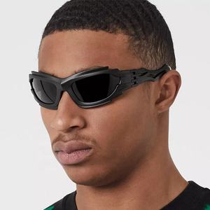 Lunettes de soleil futuristes Y2K pour hommes et femmes, style steampunk, lunettes de soleil uniques, lunettes de soleil amusantes pour le sport, lunettes de soleil avec logo - Product Image 1