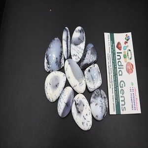 Opale Dendrite de Qualité AAA+ Pierre Précieuse Naturelle Blanche Cabochon Poli de Haute Qualité pour la Fabrication de Bijoux - En Promotion - Product Image 2