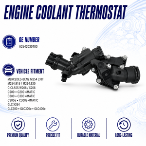 Termostato de Refrigerante del Motor para Mercedes Benz OE A6542001000, Compatible con Aplicaciones de Vehículos, Suministro al por Mayor para Compras a Granel - Product Image 1