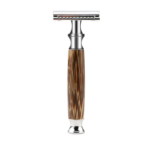 <span class=keywords><strong>Rasoir</strong></span> de sécurité classique à double tranchant en acier inoxydable durable avec manche en bambou naturel écologique <span class=keywords><strong>pour</strong></span> le corps, le maillot de bain et le <span class=keywords><strong>visage</strong></span> - Product Image 3