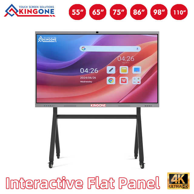 55 65 75 85 86 98 110 Inch Interactive Flat Panel 4K LCD Digital Interactive Smart Boards for Schools Teaching