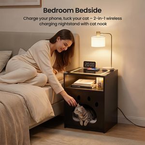 Mesa de Noche Multifuncional SENYU, Mesa Auxiliar Inteligente con Muebles Inteligentes para el Hogar, Mesa de Noche para Mascotas - Product Image 2