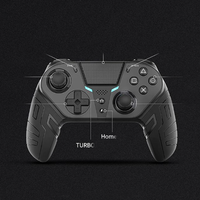 Manette Sans Fil Gaming avec Vibration Turbo pour PS4/PC/Steam Deck