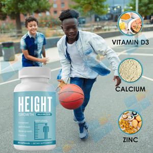 SUNI OEM Hoogte Capsules Botgroei Supplement met Calcium Hoogtegroei Capsules voor Kinderen en Tieners Botversterking - Product Image 6