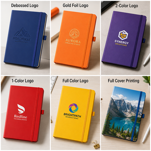 Carnet promotionnel haut de gamme A5 A6, cadeau d'affaires personnalisé, carnet de haute valeur avec logo personnalisé - Product Image 4