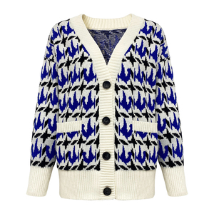 Fabricante de Cárdigans YIYU Vende a Precios Competitivos Suéteres de Punto de Invierno para <span class=keywords><strong>Mujer</strong></span>, Cárdigan Corto con Cuello en V para <span class=keywords><strong>Mujer</strong></span>, Moda OEM - Product Image 1