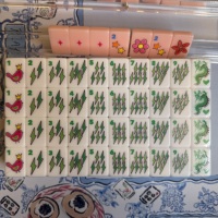 Juego de Fichas de Mahjong de Acrílico de Lujo - 160 Piezas Plegables de una Sola Capa Blancas para Entretenimiento Familiar y Infantil