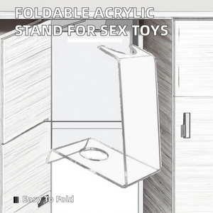 Espositore Pieghevole in Acrilico Personalizzato per Sex Shop, Specifico per Vibratori e Giocattoli Erotici, per Negozi al Dettaglio e Vetrine - Product Image 2