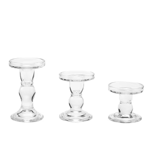 Lanternes et bougeoirs décoratifs de luxe nordiques pour Noël, mariages, en verre cristal et autres supports de bougies - Product Image 5