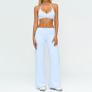 PASUXI Completo Sportivo da <span class=keywords><strong>Donna</strong></span> 4 Pezzi con LOGO Personalizzato, <span class=keywords><strong>Abbigliamento</strong></span> da Atletica <span class=keywords><strong>Fitness</strong></span> Yoga, Set da Allenamento per Palestra - Product Image 5