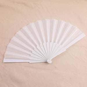 Venta Directa de Fábrica, Abanico de Mano Plano de Plástico Ecológico Personalizable de 23 cm, Diseño de Ángel del Amor Anime, para Pascua, Navidad, Año Nuevo - Product Image 2