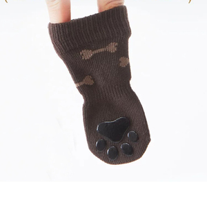 Factory Wholesale Custom-made Pet Design Socks with Logo Breathable and Anti-slip Dog Socks. - Product Image 3