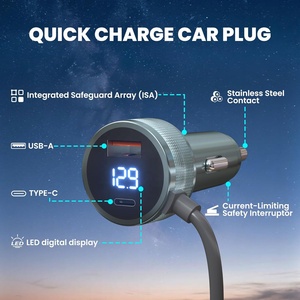 Auto ladegerät 36V/1.67A Ausgang mit Dual USB-A/C 12-36V Eingang 5A Schnell lade bereich LED-Anzeige 2025 Starlink Mini DC Power LED - Product Image 2