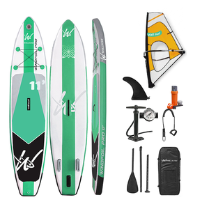 กระดานวินด์เซิร์ฟแบบมีพาย Sup Windsurf Paddle Board Windsurfing Air Surfboard Sabboard พร้อม Windsup11' วินด์เซิร์ฟ Sup Sup Windsurf Paddle Board Windsurfing - Product Image 1