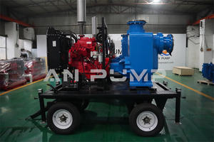 農場灌漑用移動式遠心自吸式6インチディーゼルウォーターポンプ - Product Image 3