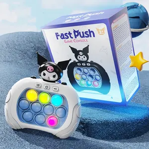 Kuromi Snel Push Bubble Competitief Spel Kinderen Stress Verlichten Fidget Speelgoed Puzzel Spel Snelheid Push Gaming Machine