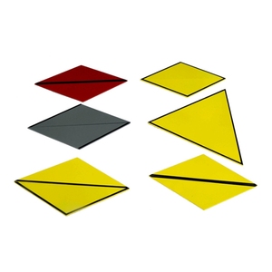 Jouet éducatif en bois Montessori, <span class=keywords><strong>triangles</strong></span> constructifs, pentagone rectangulaire, ensemble d'appariement - Product Image 6