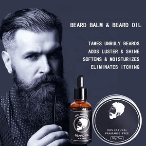 Kit de Cuidado de Barba de Marca Privada Premium para Hombre, con Cepillo, Peine, Bálsamo en Barra y Derma Roller - Product Image 2