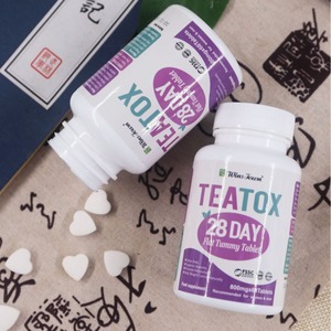 สารสกัดจากสมุนไพรธรรมชาติและสารสกัดจากชาเขียว28วันสำหรับแคปซูลเคี้ยวสำหรับการดีท็อกซ์ไขมันหน้าท้องและการสนับสนุนสุขภาพลำไส้ - Product Image 2