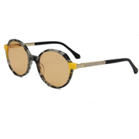 Lunettes de soleil polarisées unisexes vintage à branches pivotantes en métal, monture en acétate, verres dégradés UV400, style rétro classique, vente en gros