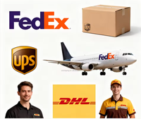 Agent de dropshipping de Ningbo, Zhejiang : Service de fret aérien express rapide UPS FEDEX DDP avec assurance, transit en 7-15 jours entre la Chine et les États-Unis