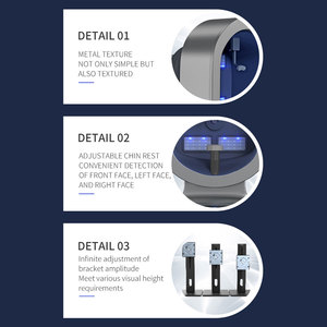 Ai ma thuật 3D gương mặt máy quét analizador de Piel da mụn trứng cá phân tích đầy đủ mặt máy quét thử nghiệm phân tích da Máy - Product Image 5