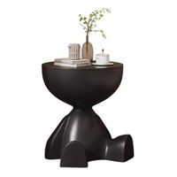 Table de chevet moderne en bois, design créatif et tendance, mobile, mini table d'appoint, table basse, étagère de rangement pour canapé, pour petit appartement et chambre à coucher